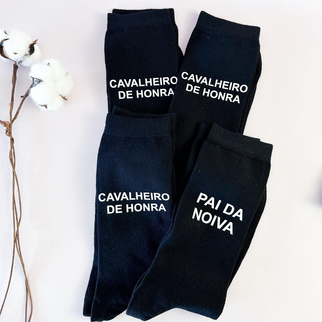 Meias Casamento para Noivo, padrinho, avô, pai