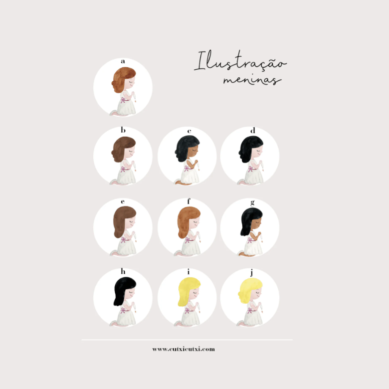 Mini Terço Dezena com Pagela - Lembrança para Primeira Comunhão