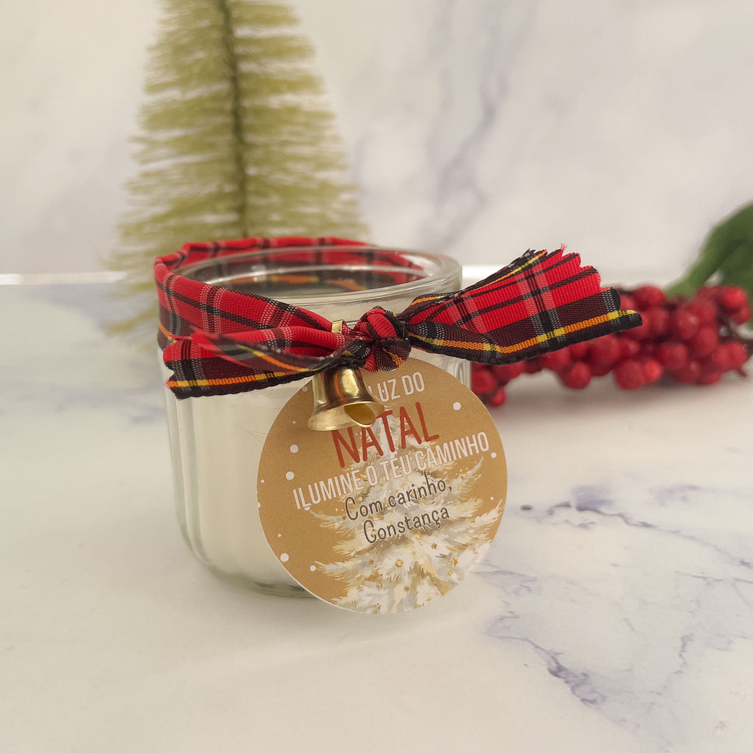Mini Velinha de Natal | Presentes de Natal (Pack de 3)