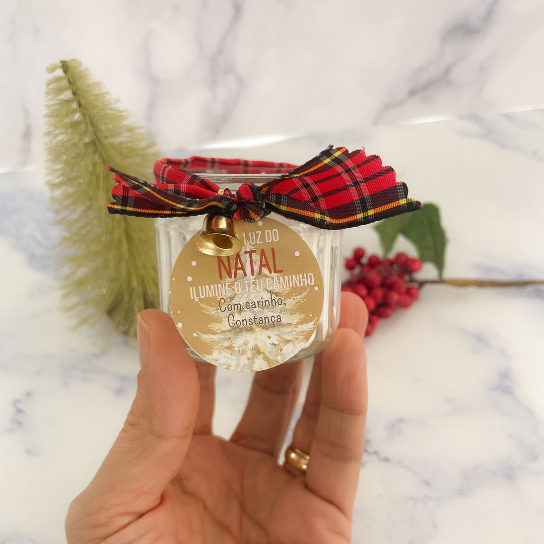 Mini Velinha de Natal | Presentes de Natal (Pack de 3)