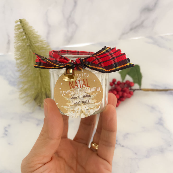 Mini Velinha de Natal | Presentes de Natal (Pack de 3)