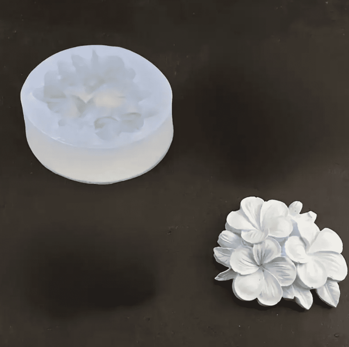 Molde Silicone Três Flores