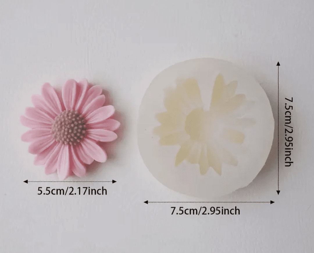 Molde Silicone Malmequer