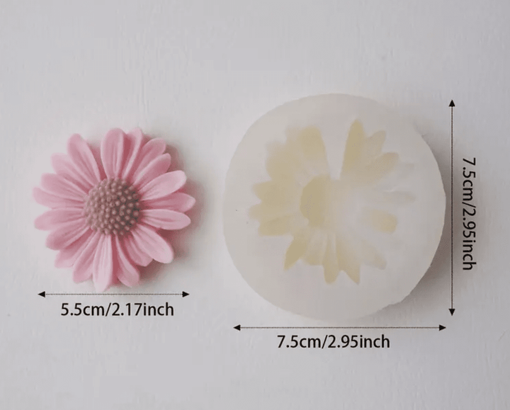 Molde Silicone Malmequer
