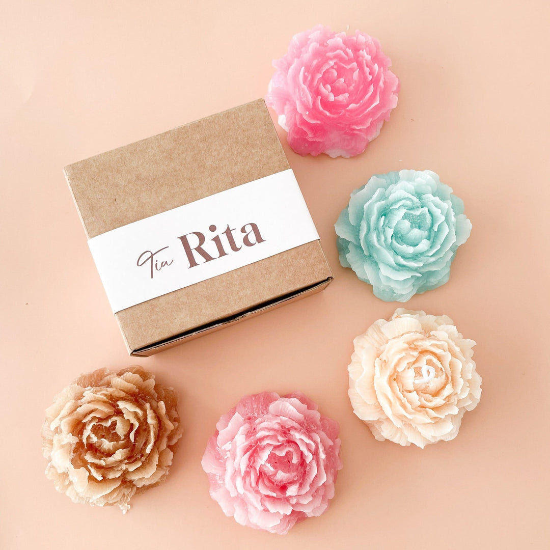Molde Silicone Peonia tamanho S - Cutxi Cutxi - Presentes Personalizados