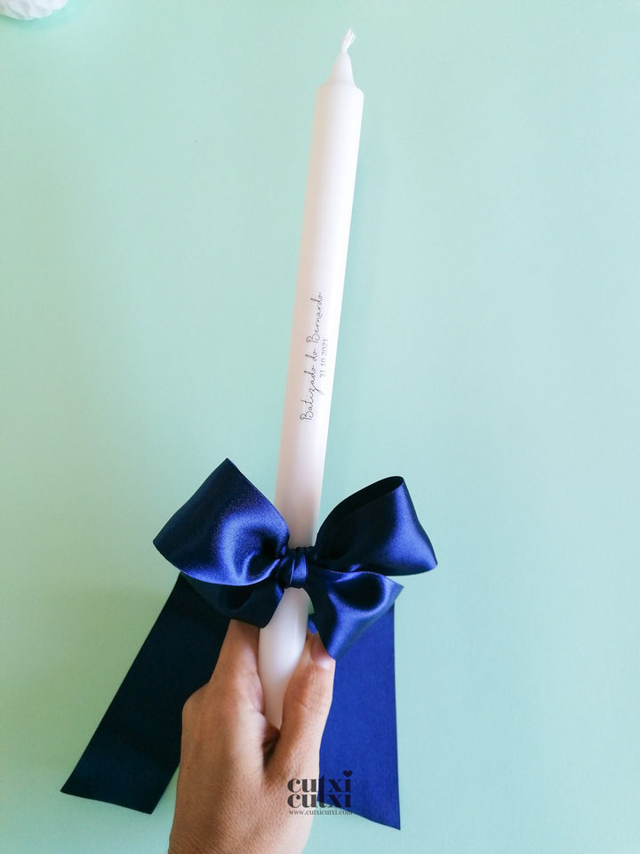 Vela Batizado personalizada - Elegance