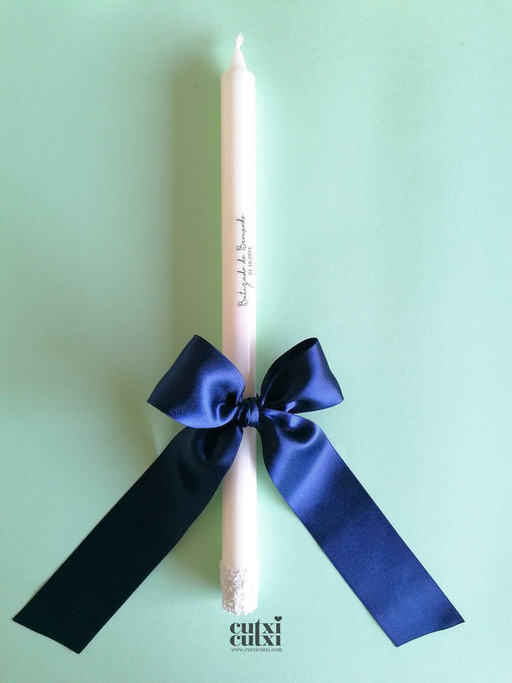 Vela Batizado personalizada - Elegance