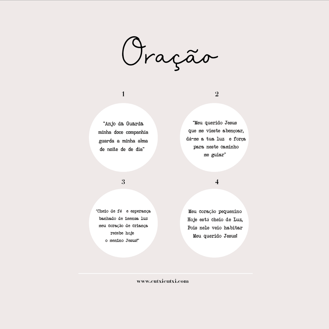 Pagelas Santinhos - Lembrança Primeira Comunhão - Cutxi Cutxi - Presentes Personalizados