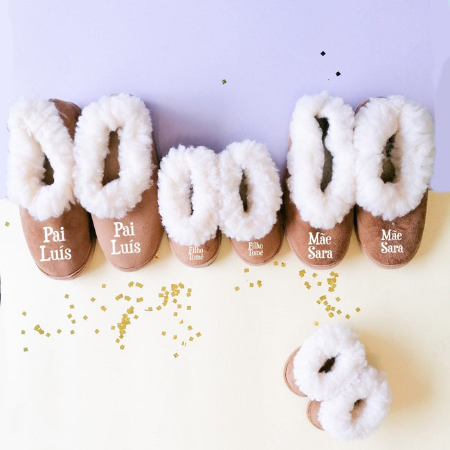 Pantufas Personalizadas com nome - Cutxi Cutxi - Presentes Personalizados
