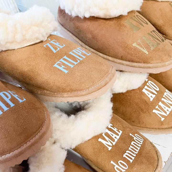 Pantufas Personalizadas com nome - Cutxi Cutxi - Presentes Personalizados