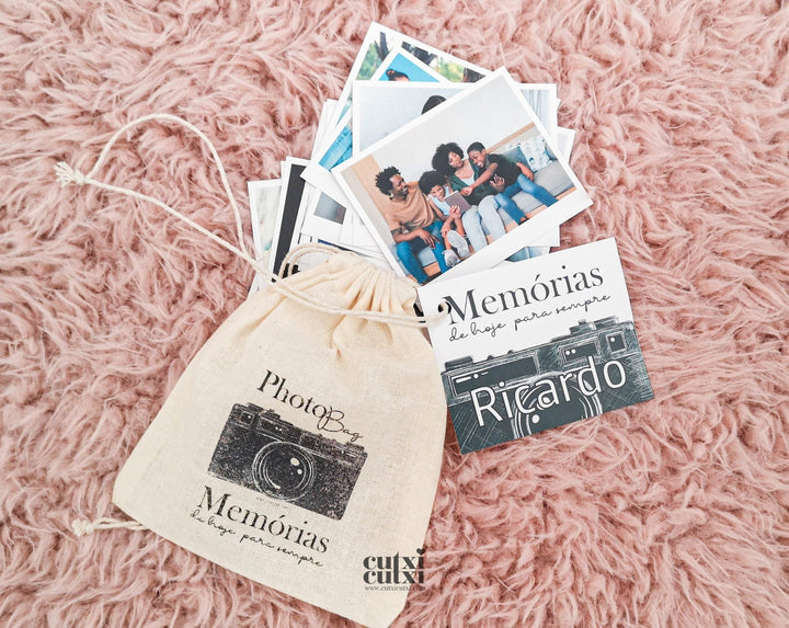 PhotoBAG Fotografias de Momentos Especiais (Edição Limitada) - Cutxi Cutxi - Presentes Personalizados