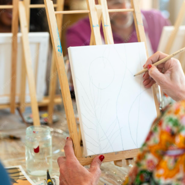 Workshop Pintura em Tela 💘