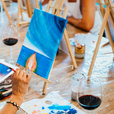 Workshop Pintura em Tela 💘