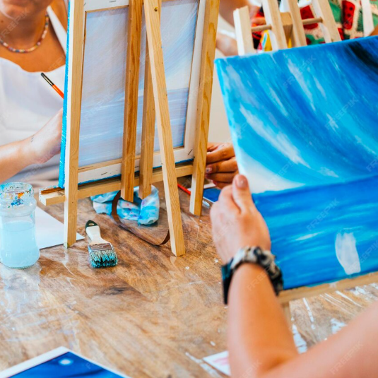 Workshop Pintura em Tela 💘