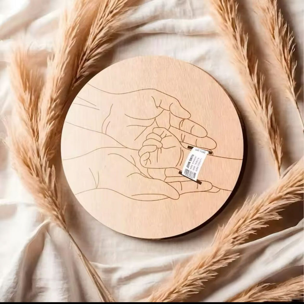 Placa Personalizada para Pulseira de Maternidade - Cutxi Cutxi - Presentes Personalizados