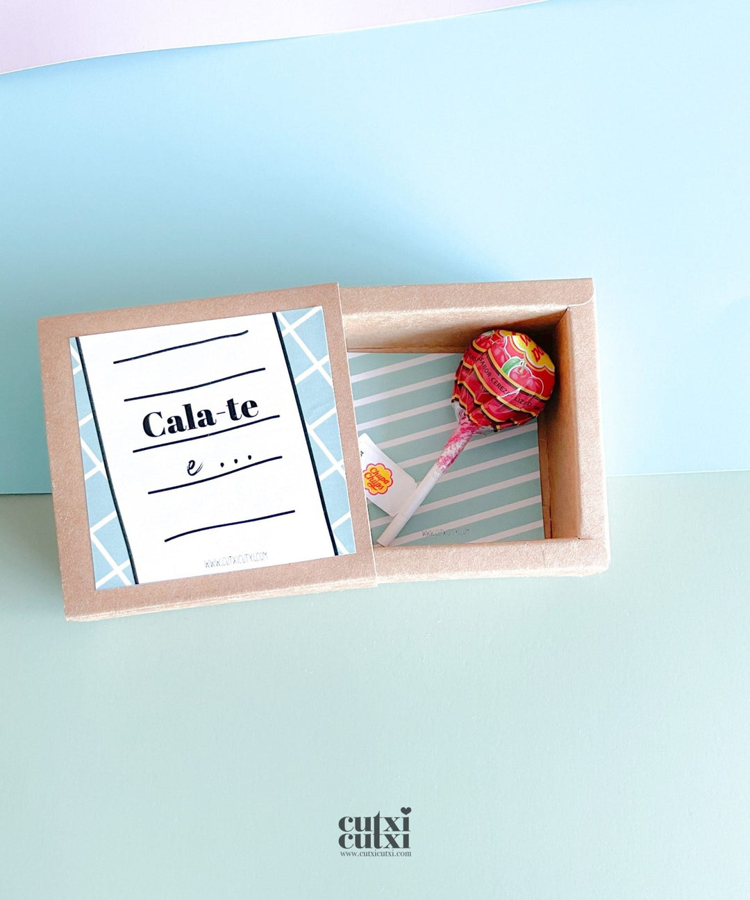 Postal EmCaixa Cala - te e... | Presente Dia dos Namorados - Cutxi Cutxi - Presentes Personalizados
