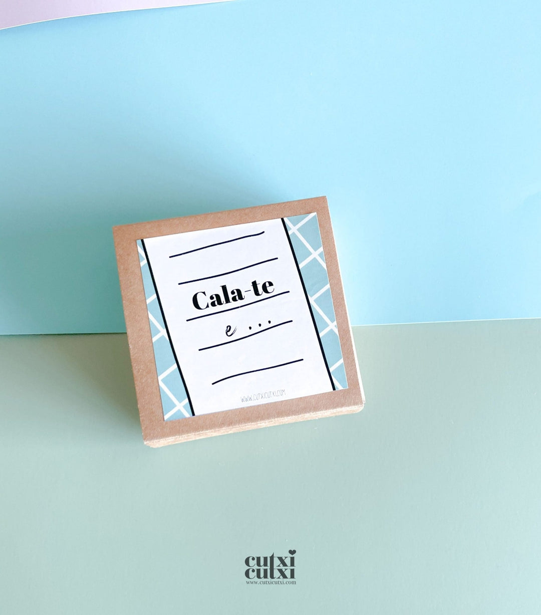Postal EmCaixa Cala - te e... | Presente Dia dos Namorados - Cutxi Cutxi - Presentes Personalizados