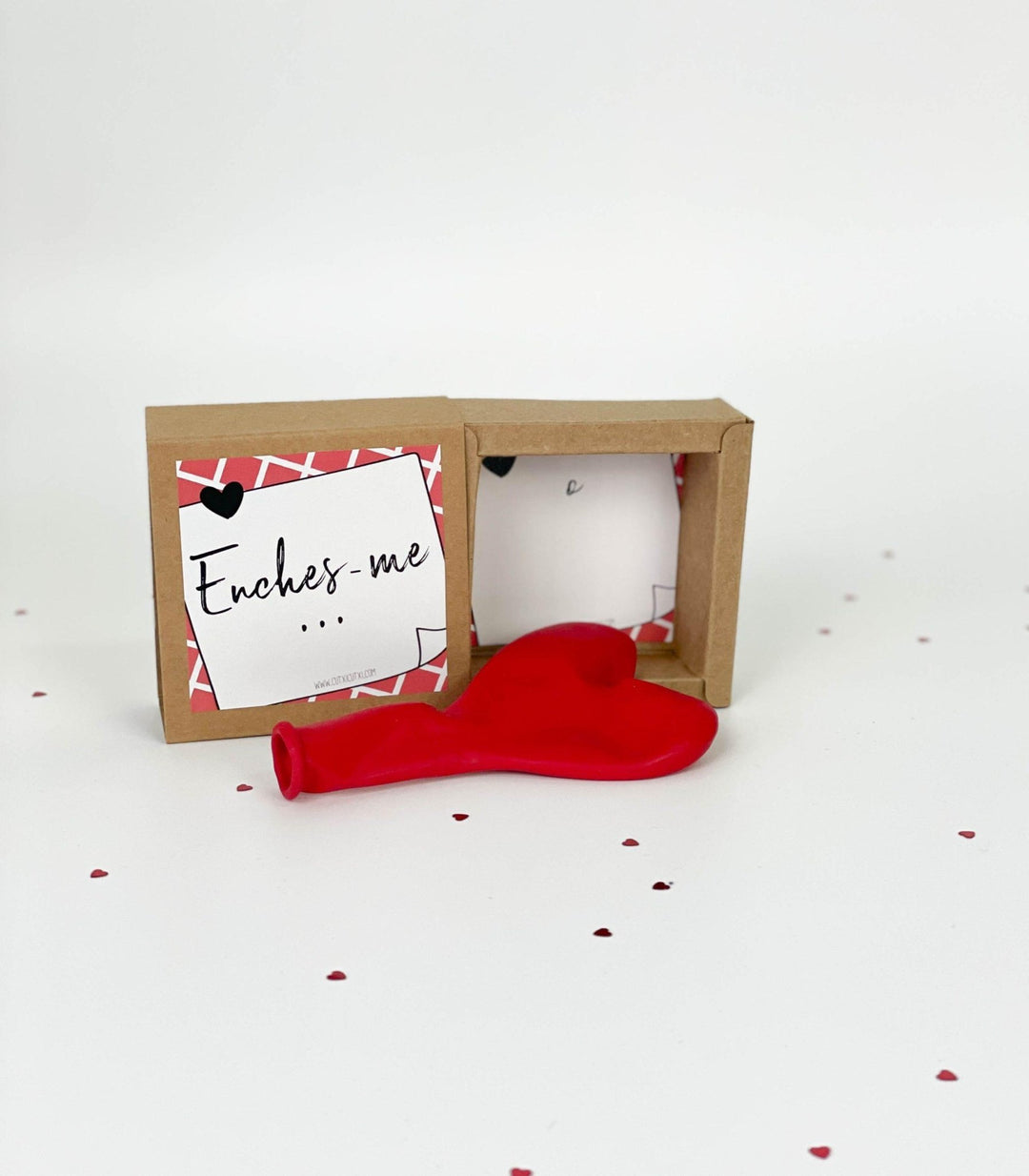 Postal EmCaixa Enches - me o Coração - Presente Namorados - Cutxi Cutxi - Presentes Personalizados