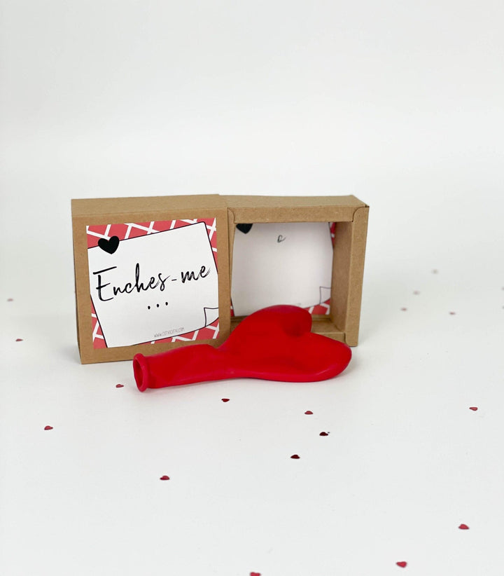 Postal EmCaixa Enches - me o Coração - Presente Namorados - Cutxi Cutxi - Presentes Personalizados