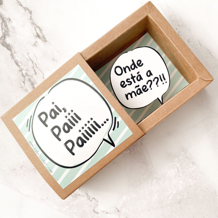 Postal emCaixa Pai, Paiii, Paiiiii - Presente para o Pai