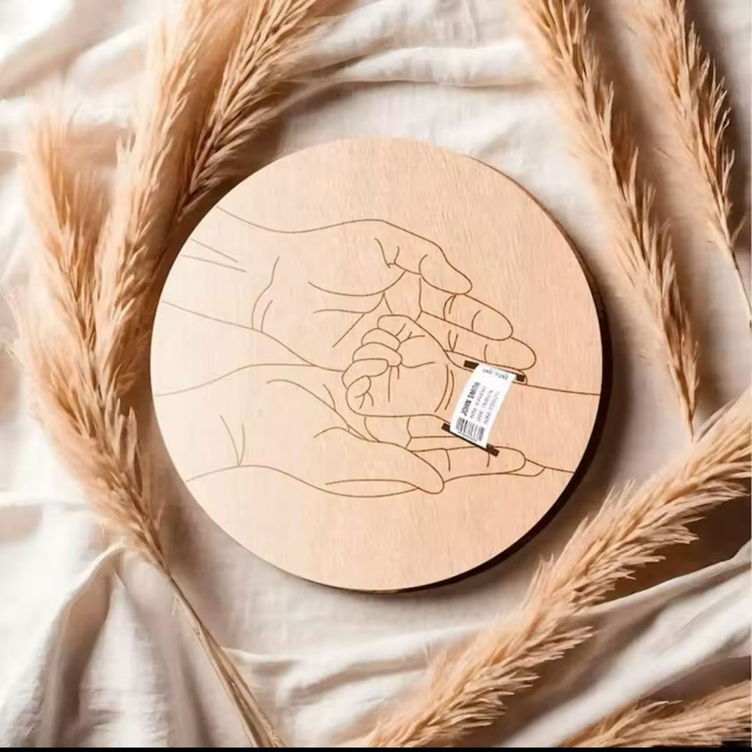 Placa Personalizada para Pulseira de Maternidade