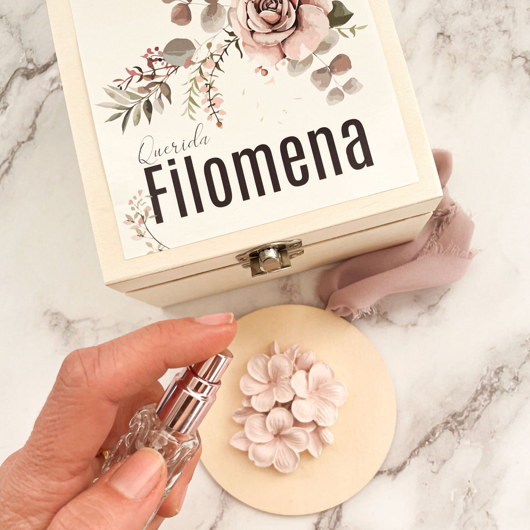 Caixa Convite de Casamento Aromático e Personalizado – Para Momentos que Ficam na Memória