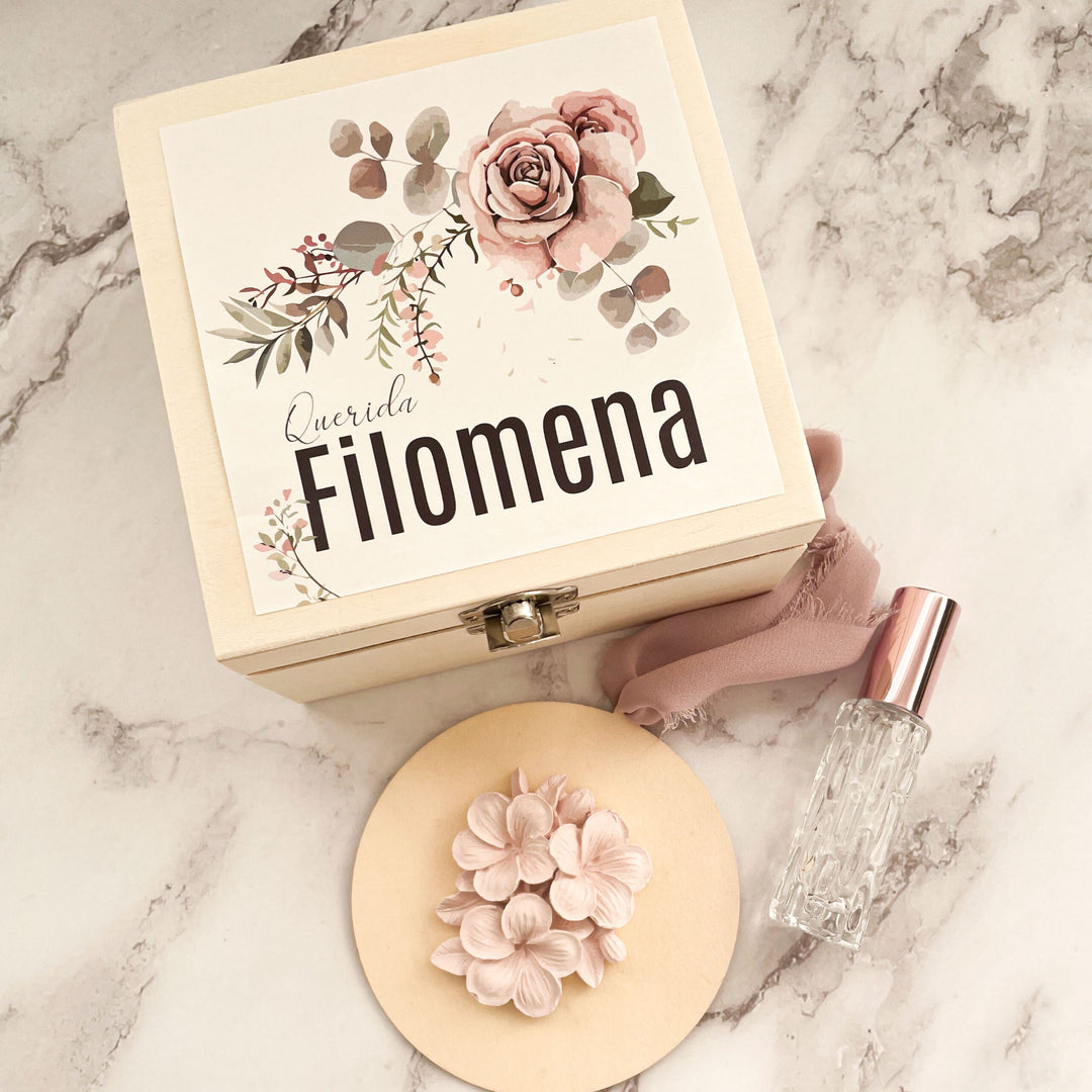Caixa Convite de Casamento Aromático e Personalizado – Para Momentos que Ficam na Memória