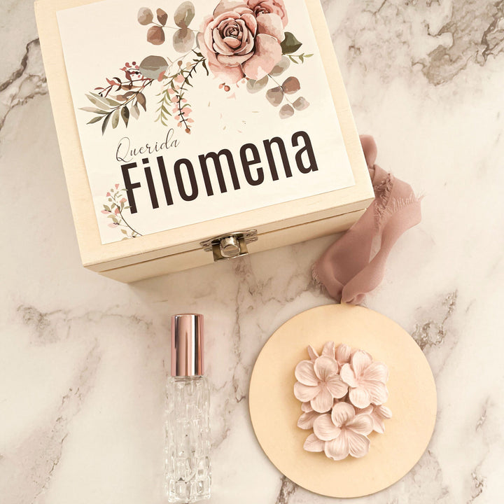 Caixa Convite de Casamento Aromático e Personalizado – Para Momentos que Ficam na Memória