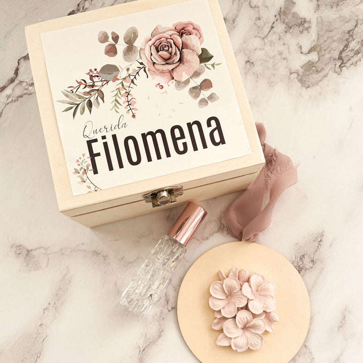 Caixa Convite de Casamento Aromático e Personalizado – Para Momentos que Ficam na Memória