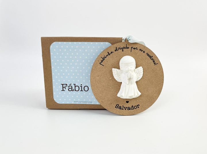 presente para padrinho e madrinha anjo obrigada por me receberes com nome da criança-1