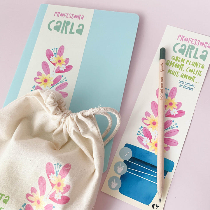 Kit "Quem planta Amor colhe amor" (Sugestão Presente Educadora/Professora)