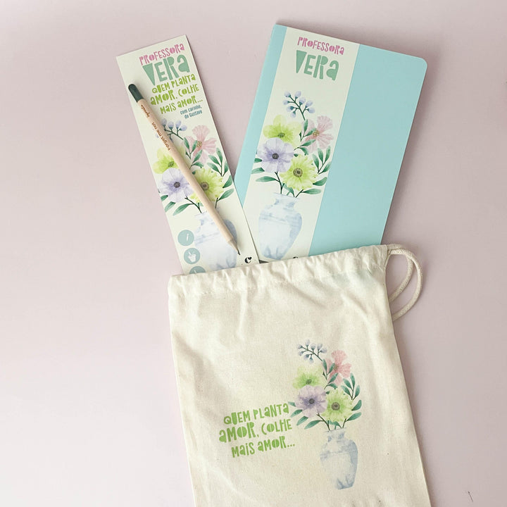 Kit "Quem planta Amor colhe amor" (Sugestão Presente Educadora/Professora)
