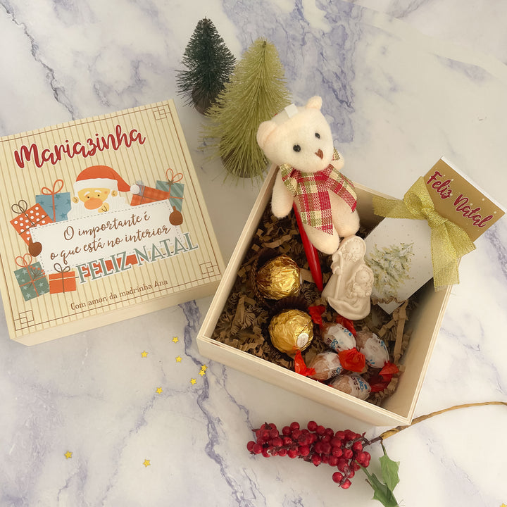 Caixa Desejos Doces de Natal | Pai Natal