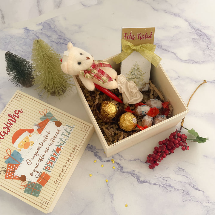 Caixa Desejos Doces de Natal | Pai Natal