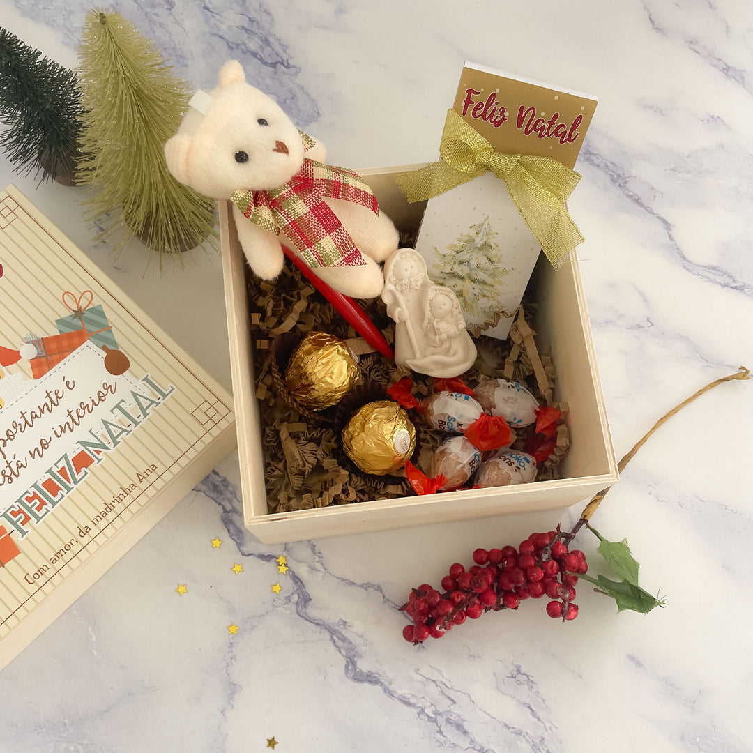 Caixa Desejos Doces de Natal | Pai Natal
