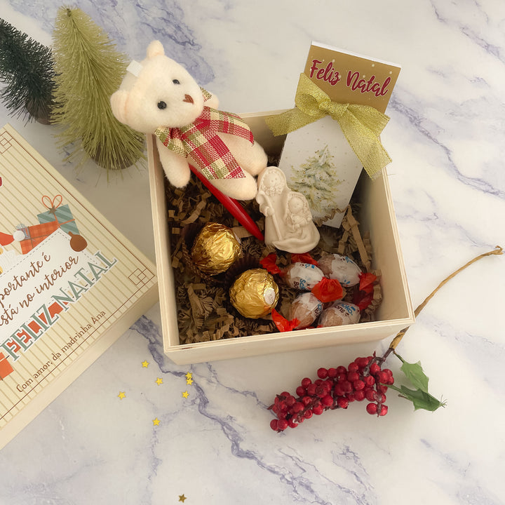 Caixa Desejos Doces de Natal | Pai Natal