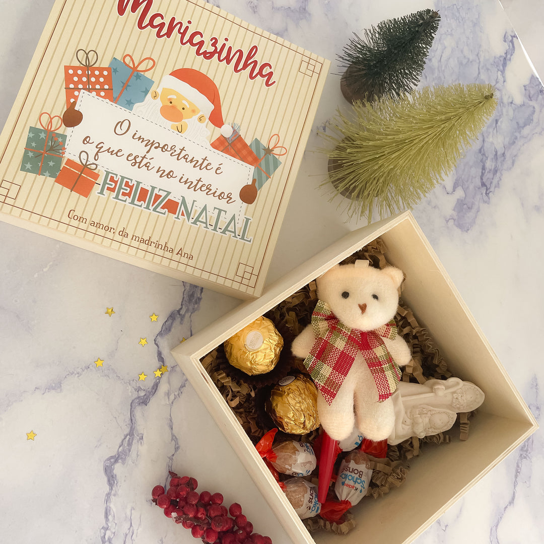 Caixa Desejos Doces de Natal | Pai Natal