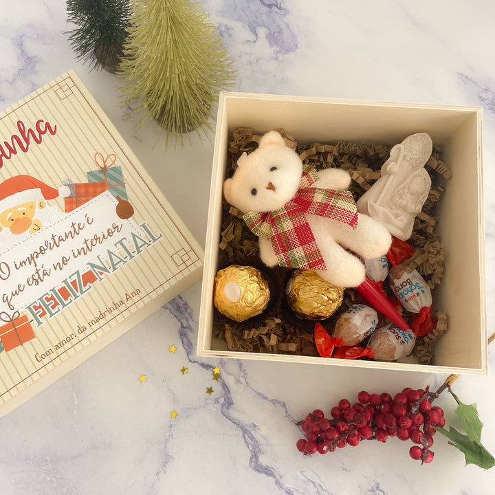 Caixa Desejos Doces de Natal | Pai Natal