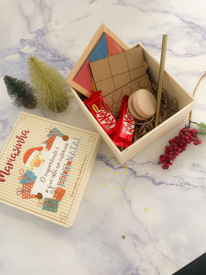 Caixa de Natal JOGOS tradicionais | Pai Natal