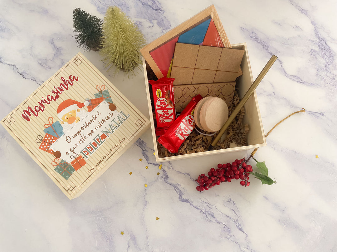 Caixa de Natal JOGOS tradicionais | Pai Natal