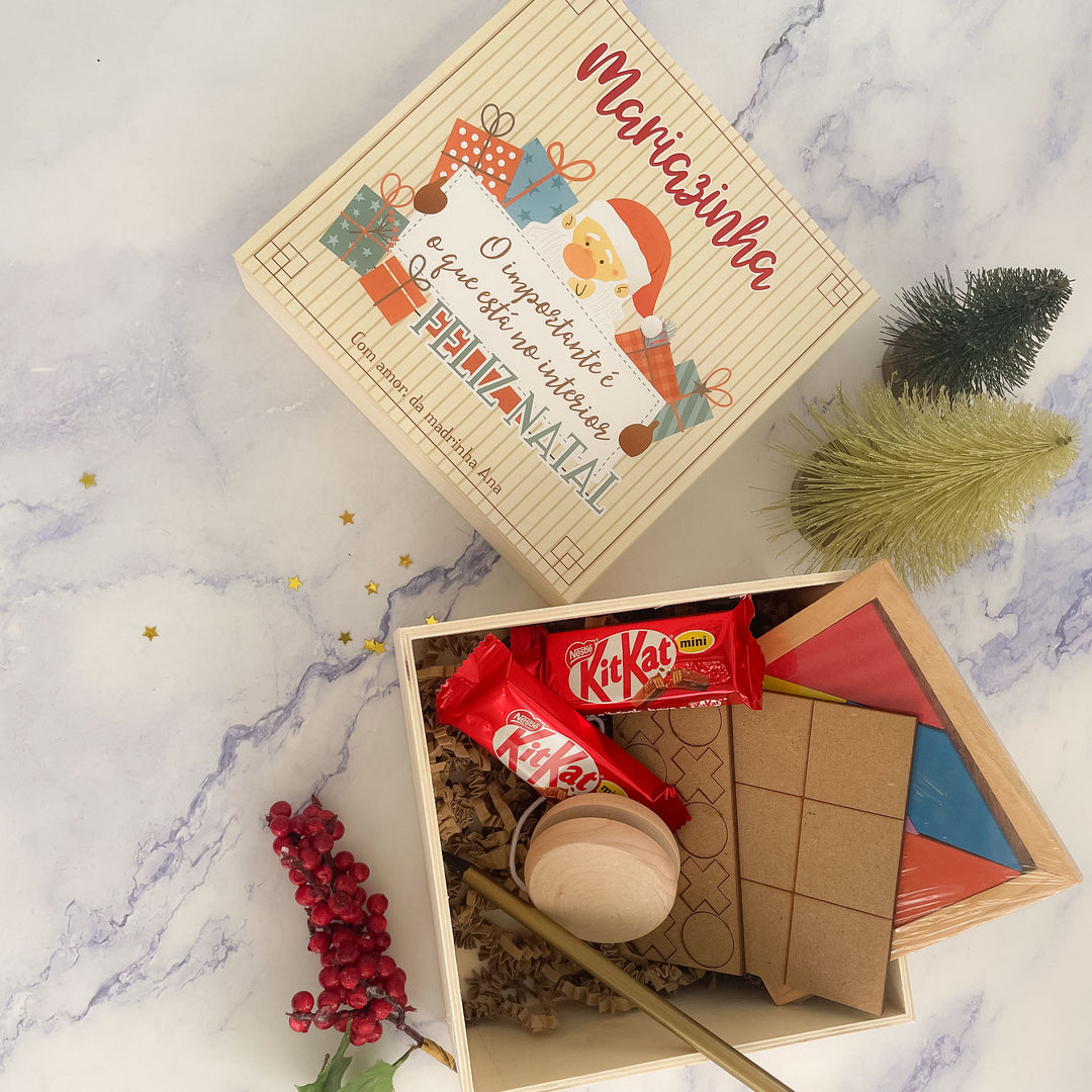 Caixa de Natal JOGOS tradicionais | Pai Natal