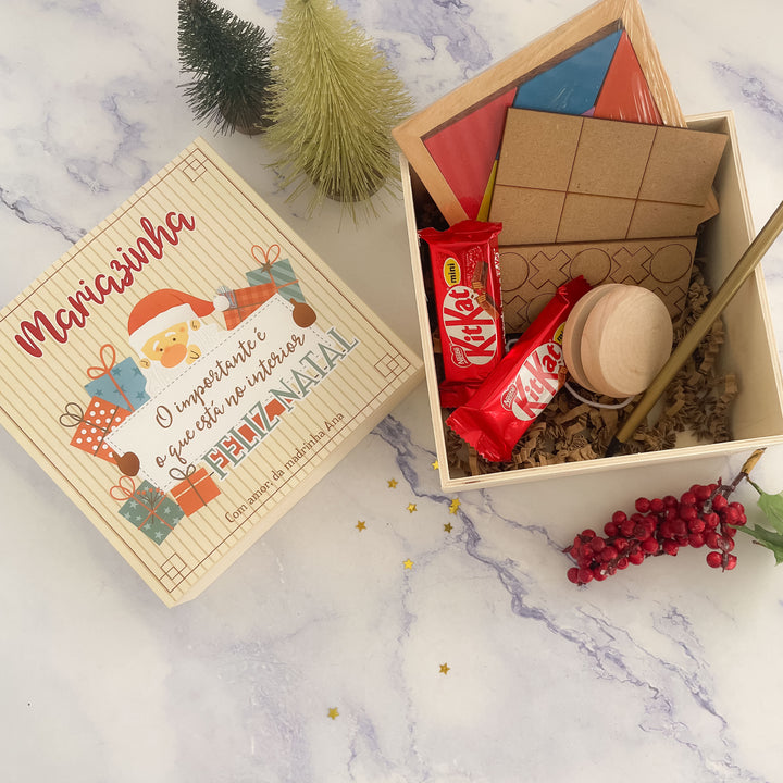 Caixa de Natal JOGOS tradicionais | Pai Natal