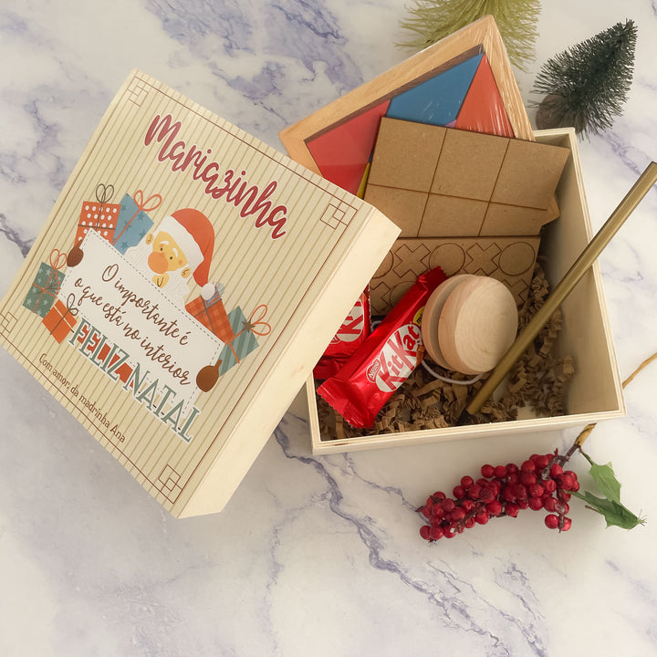 Caixa de Natal JOGOS tradicionais | Pai Natal