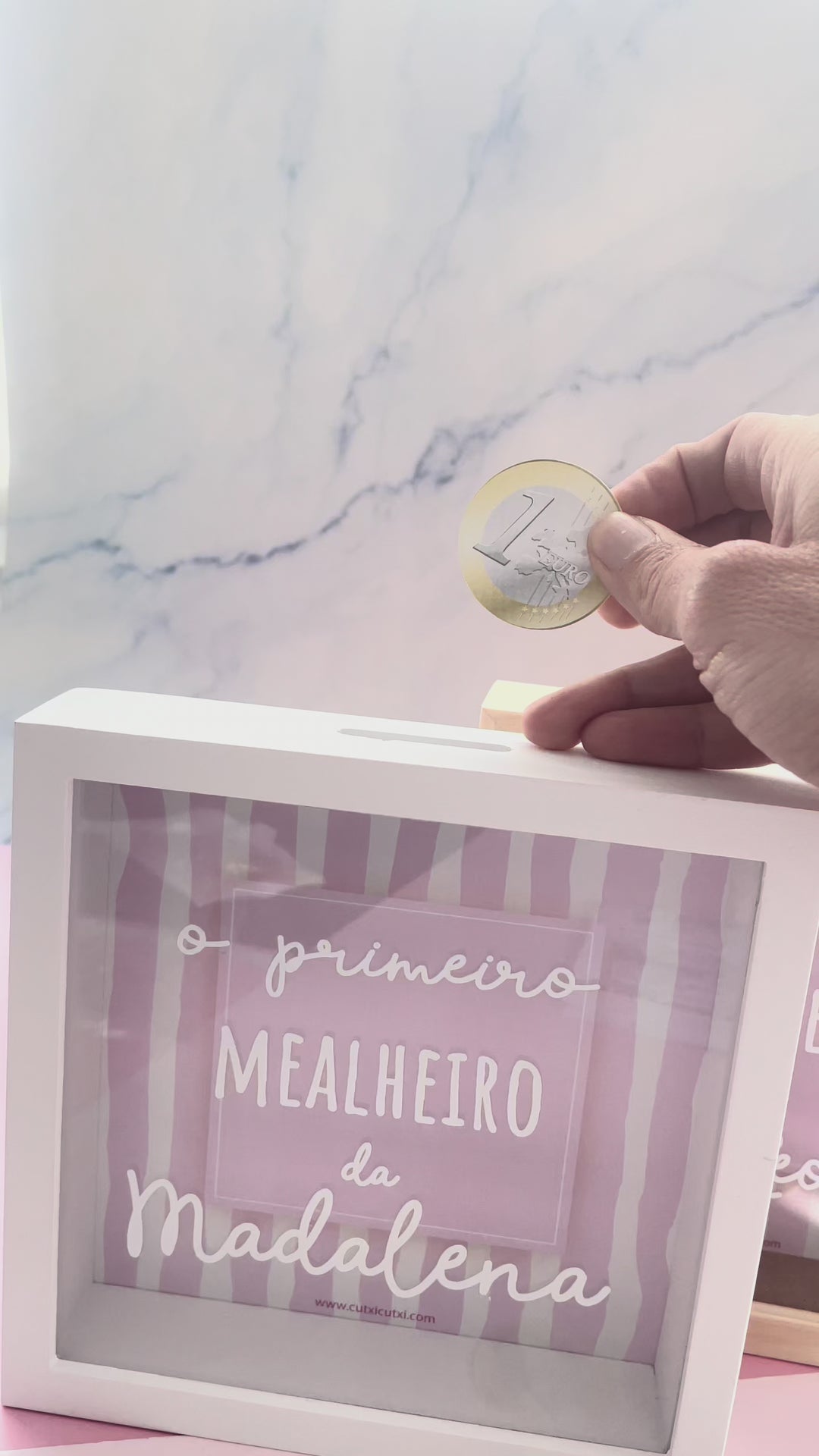 Mealheiro Personalizado com Nome para Bebé e Criança