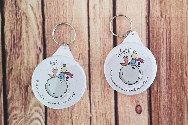Principezinho em Iman, porta chaves ou crachá - Cutxi Cutxi - Presentes Personalizados
