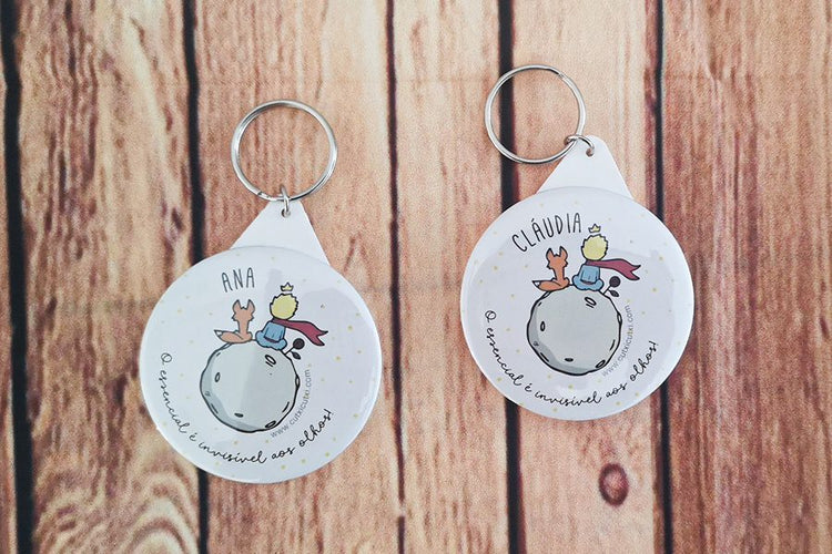 Principezinho em Iman, porta chaves ou crachá - Cutxi Cutxi - Presentes Personalizados