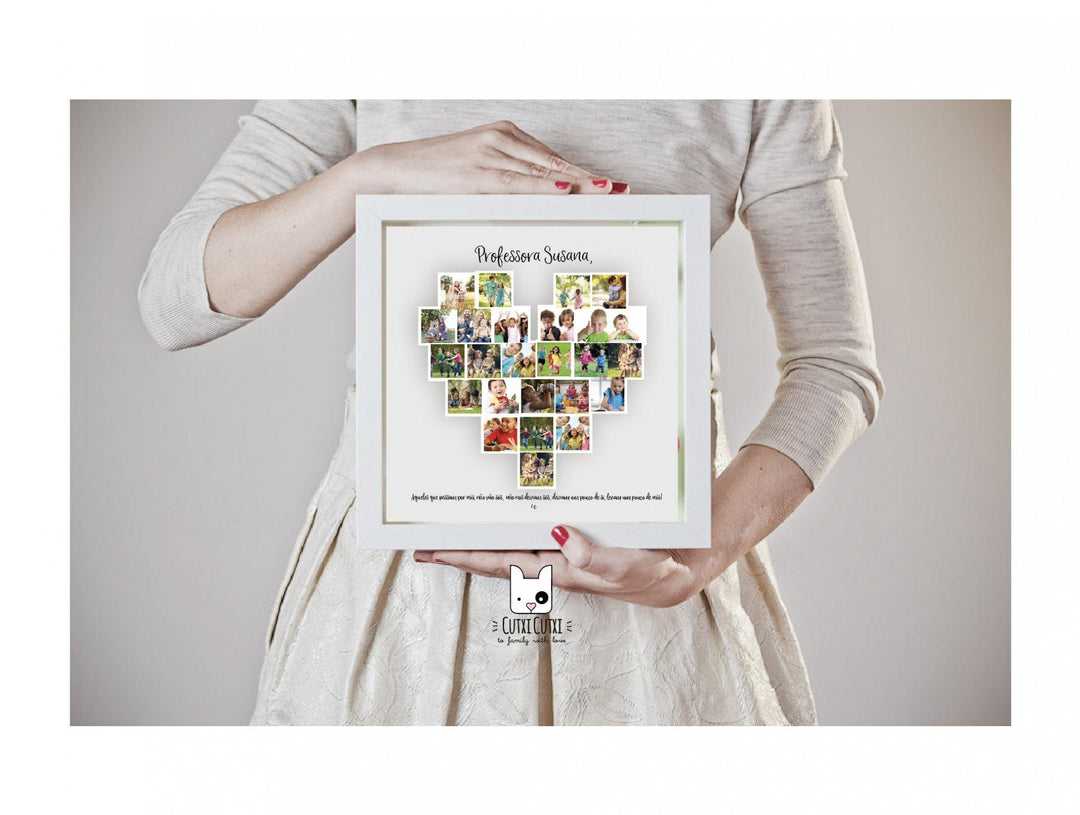 Quadro Aqueles que passam por nós com fotografia - Cutxi Cutxi - Presentes Personalizados