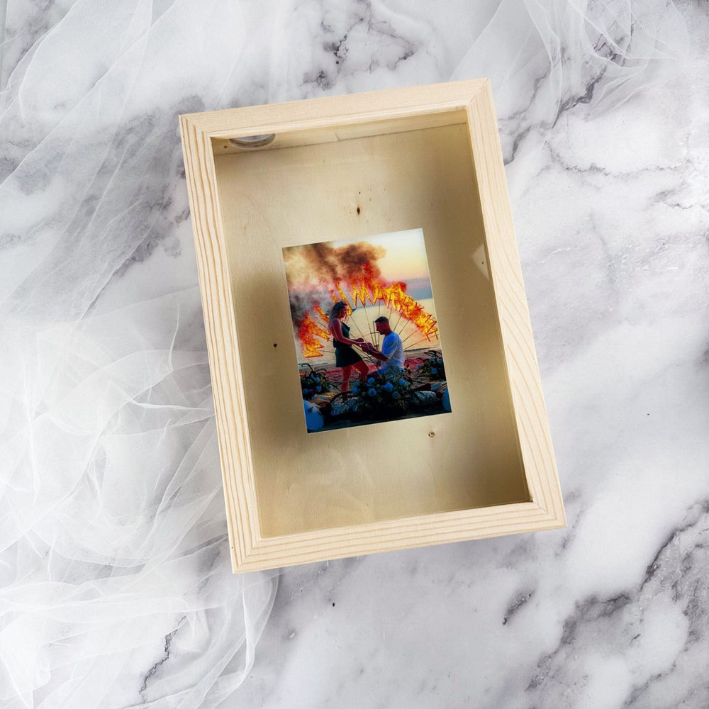 Quadro Caixa para Cerimónia das Areias - Cutxi Cutxi - Presentes Personalizados