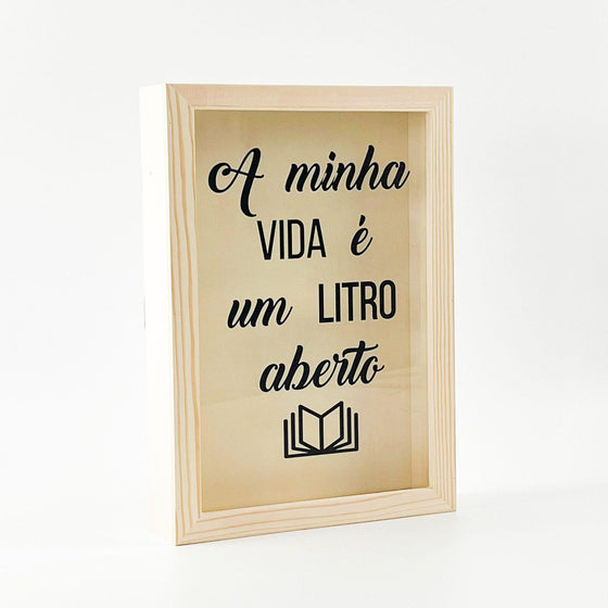 Quadro Guarda Rolhas ou Caricas Memórias