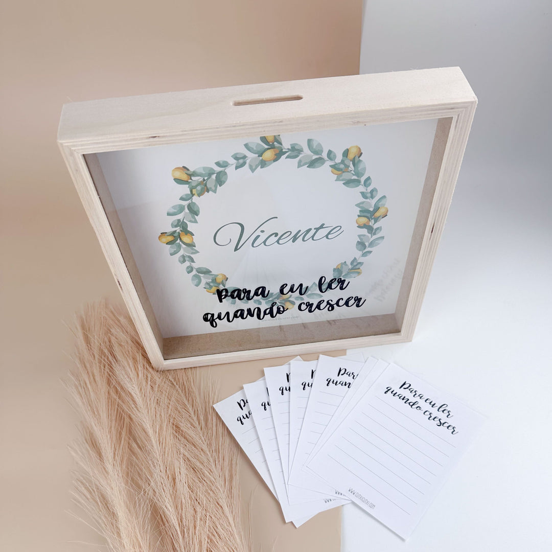 Quadro para Mensagens (Ideal para Livro de Honra)